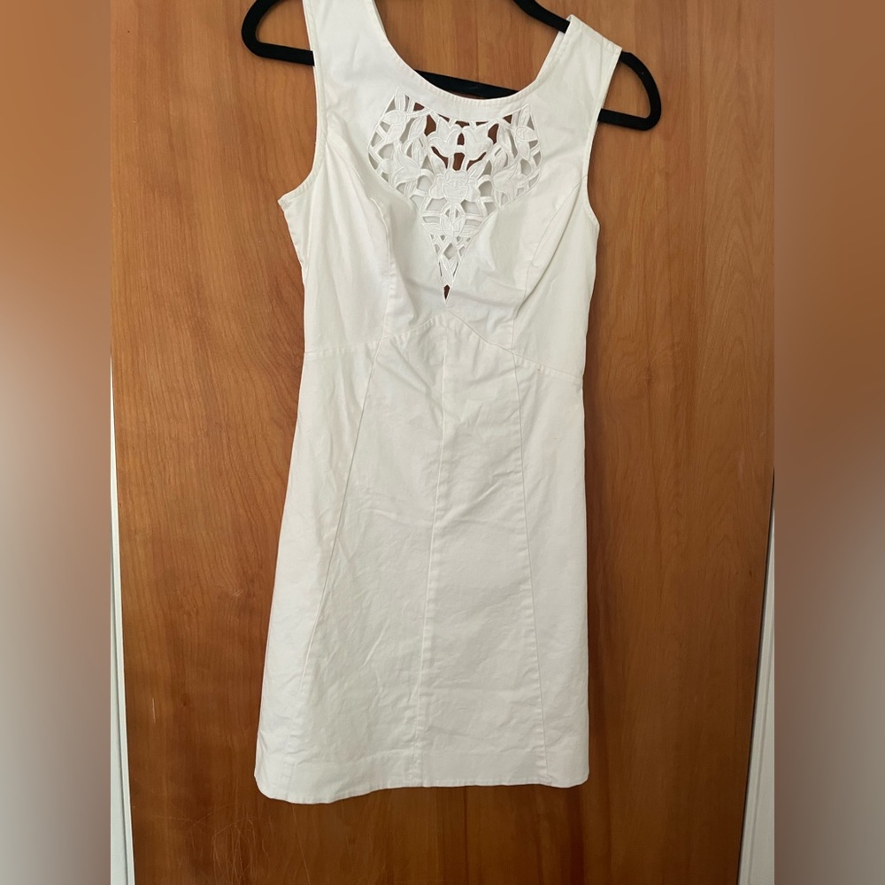 Bebe white dress
